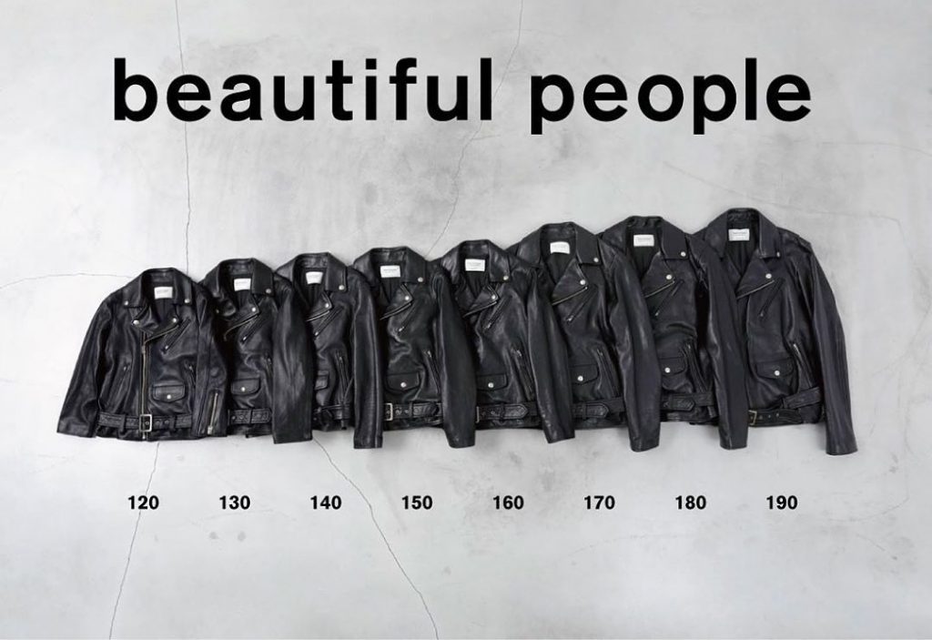 ショップ格安 【サイズ170】beautiful people THE/aライダースジャケット レザージャケット